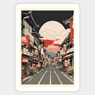 japan tokyo vintage travel tourism 14 Sticker